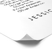 21表エレガント人お気に入りの席表 ポスター (角)