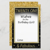 21誕生日の少女を願う (正面/裏面)