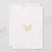 21誕生日パーティシックピンク金ゴールドパイナップルカップル 招待状 (裏面)