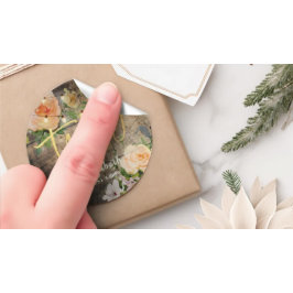 21誕生日パーティーウッドフラワーストリングライト ラウンドシール