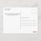 21誕生日写真はがき ポストカード (裏面)