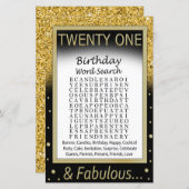 21誕生日単語検索ゲーム (正面/裏面)