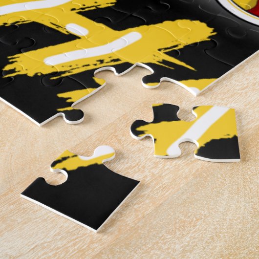 21野蛮な車のデザイン ジグソーパズル (側面)