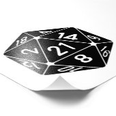 21面21歳の誕生日D20ファンタジーゲーマーダイ フォトプリント (角)
