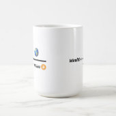 2100万ビットコインで分割されたもの コーヒーマグカップ (中央)