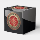 [210] Vegviser -バイキング金ゴールド魔法Runic Compass フェイバーボックス (裏面サイド)