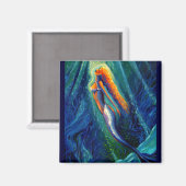 213.人魚と鏡 マグネット (正面/裏面)