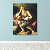 213.悔い改めのマグダラ キャンバスプリント (インサイチュ (ウッドフロア))