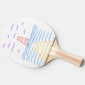 213.灯台と桟橋 卓球ラケット (横)