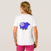 213.灯台と桟橋 Tシャツ (裏面フル)