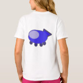 213.灯台と桟橋 Tシャツ (裏面)