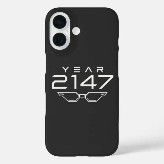 2147年 サイバーパンクSF レトロ宇宙 Case-Mate iPhoneケース (裏面)