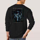 2147年 サイバーパンクSF レトロ宇宙 Tシャツ (裏面)