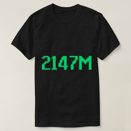 2147M gp Tシャツ (デザイン正面)