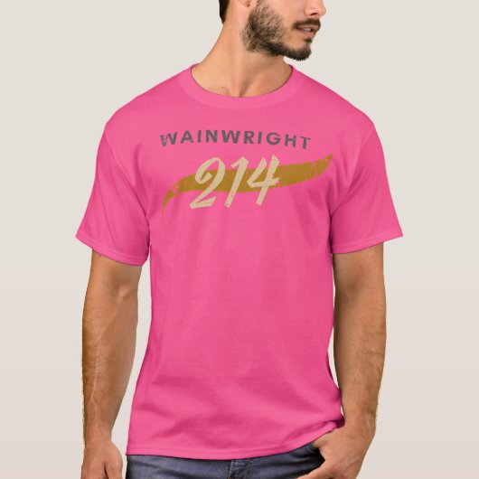 214 Wainwright山の袋詰め – 完了フェル Tシャツ (正面)