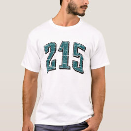 215 (市外局番の) Tシャツ
