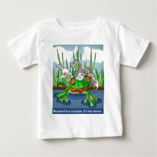 218.サソリとカエル ベビーTシャツ