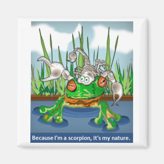 218.サソリとカエル マグネット