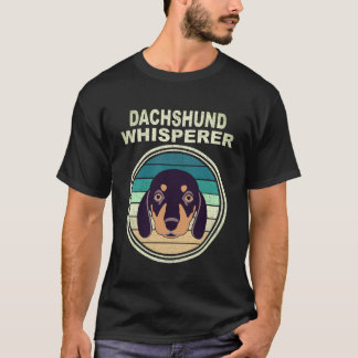 21 ダックスフント ささやき ヴィンテージ Tシャツ