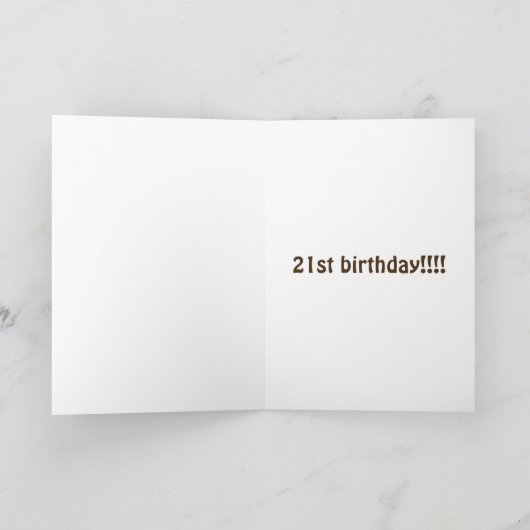 *21*ドンキーの朗報を間抜け聞く カード (内部)