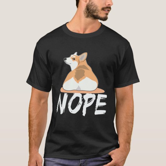 21 ノープ - コーギー Tシャツ (正面)