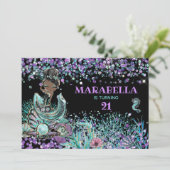 *~* 21 マーメイド・マジカル・アンダーザシー・バースデー 招待状 (スタンド正面)