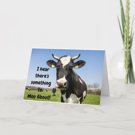 ***21***モー誕生日 カード (正面)