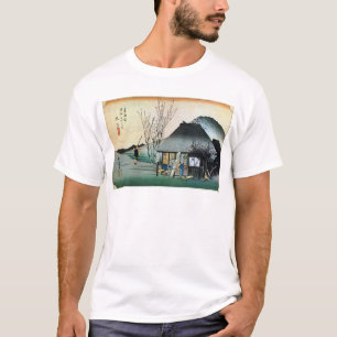 21.丸子宿、広重丸子宿、広重、浮世絵 Tシャツ