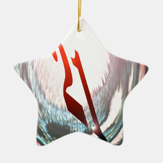 21 (第21誕生日) セラミックオーナメント (正面)