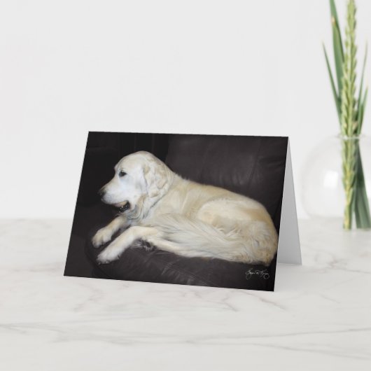 21.舞踏会を持つ老人 カード (正面)