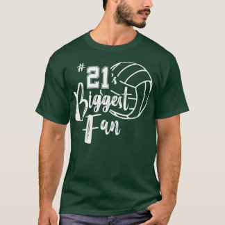 21 21s最大ファンバレーボールママパパ tシャツ