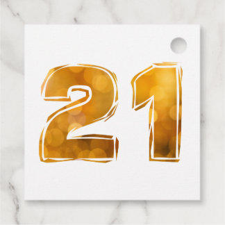 21 21st Geburtstag フェイバータグ