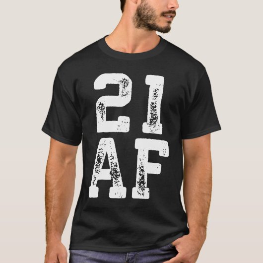 21 AFリーガル21歳の誕生日 Tシャツ (正面)