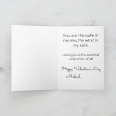 *~* 21 AP51ラブボートハートロマンチックバレンタイン シーズンカード (内部)