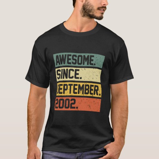 21 Awesome Since September 2002 Tシャツ (正面)