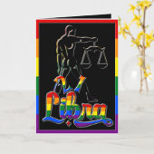 🌈21 & FabulousゲイLibra誕生日カード🎉 カード (黄色い花)