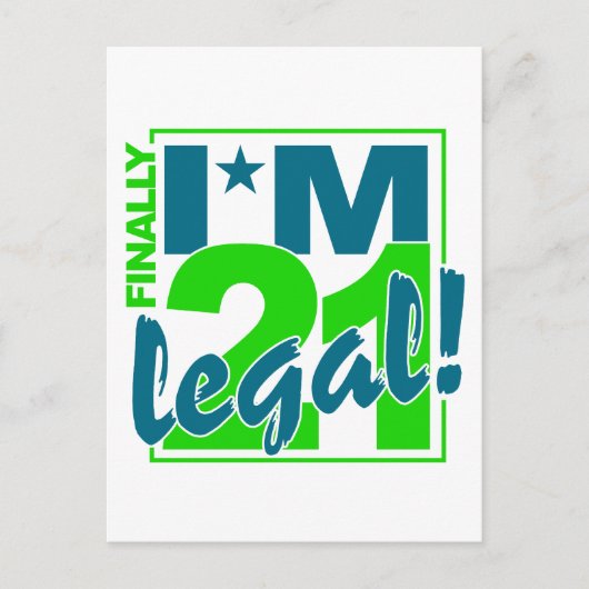21、LEGALはがきカスタマイズ、 ポストカード (正面)