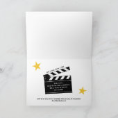 21stまたは任意の誕生日おもしろいディナー&ムービーパーティー 招待状 (内部)