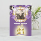 21stハリウッドVIPフォトパープルライトムービースター 招待状 (スタンド正面)