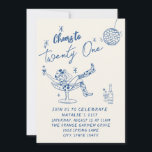 21stブルー描女性のカーボーイ沿岸写真おもしろい誕生日 招待状<br><div class="desc">ブルーもしとクリーユニークム21歳の誕生日の招待状を簡単に編集できるブルーとクリームを探している場合は、この1つはあなたのために最適。ご覧のとおり、青い手の台本と書クリームの海岸の背景にお洒落応援21対21のを持つ。ガラスとシャンパンのボトルとディスコのボールに青いおもしろいの手が予測できな引いた沿岸の牛の女の子とつる.そしてバックにRSVPとカスタマイズ可能な写真。パーソナライズボタンで簡単にカスタマイズすクリックることができる情報を持つ。この予測できなとユニークトレンディーの誕生日の招待は、電子メールまたは文字で送信もしするデジタル電子メールの招待でもある。だから、それを取り込み、あなたの招待状を本当婚約したにする。</div>