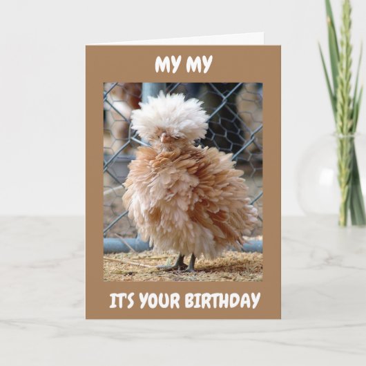 **21st**誕生日・ウィッシカッコいいュ カード (正面)