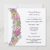 21st 21 Garls Birthday Partyのカスタム招待状 招待状 (裏面)