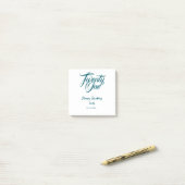 21st birthday add name date year blue template thi ポストイット (デスク上)