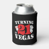 21st Birthday in Vegas - Turning 21 - Las Vegas 缶クーラー (缶正面)