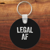 21st Birthday Legal Af Long Sleeve  キーホルダー (正面)
