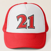 21st Birthday Party Trucker Hat キャップ (正面)