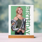 21st Birthday Photo college Party  アクリルサイン (ニュートラル)