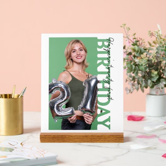 21st Birthday Photo college Party  アクリルサイン (ウェディング)