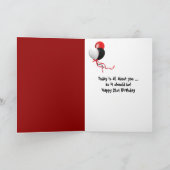 21st Birthday Spotlight カード (内部)