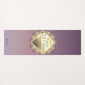 21st Wedding Anniversary Brass Yoga Mat ヨガマット (裏面(横))